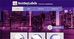 Desktop Screenshot of nextdaylabels.com